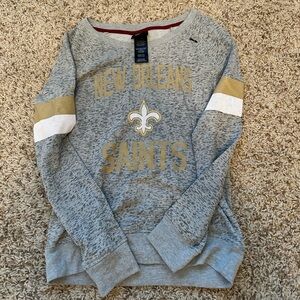 NFL Team Apparel New Orleans Saints long sleeve shirt.